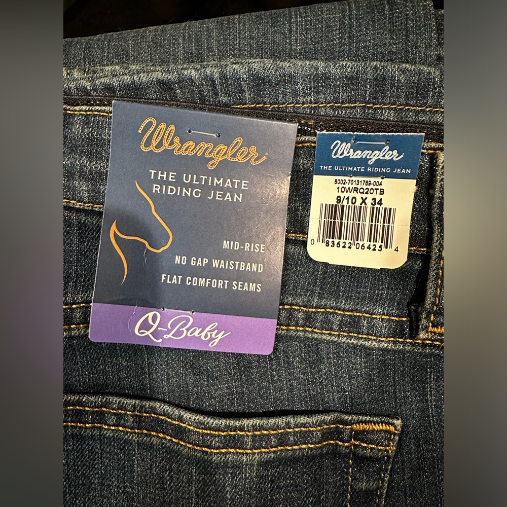 Wrangler Q-Baby Dark Blue Boot Cut Jeans